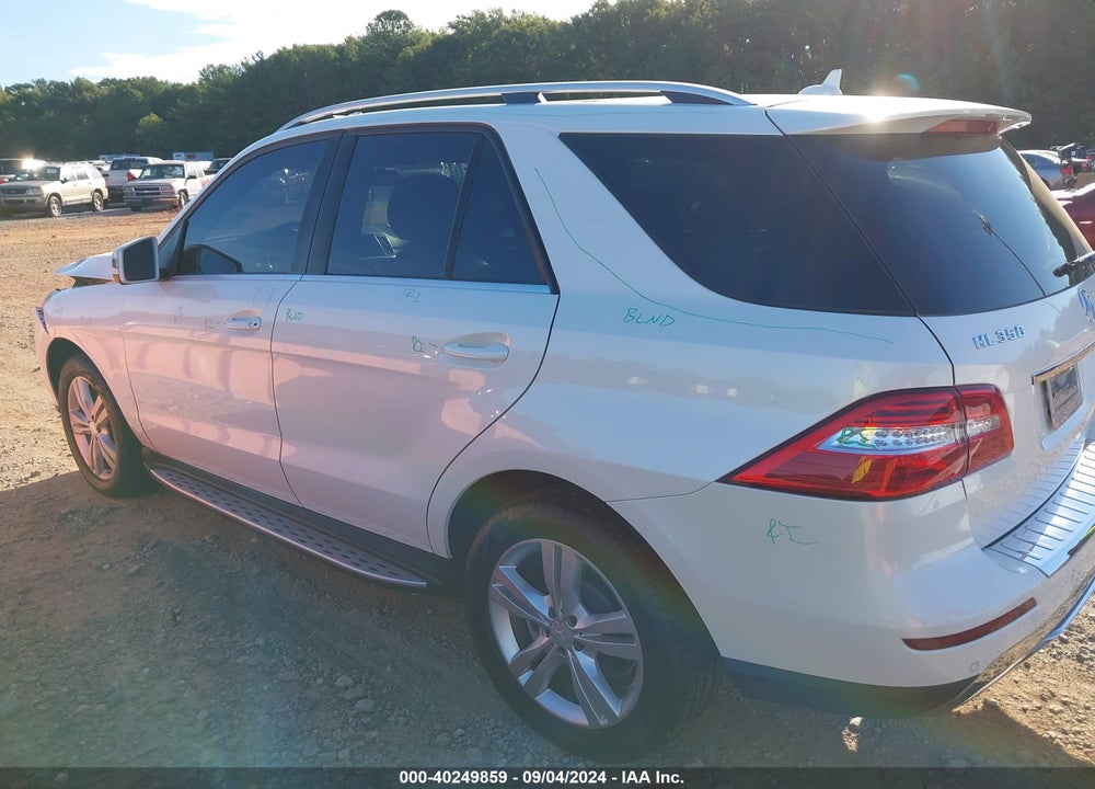2013 MERCEDES-BENZ ML 350 4MATIC VIN: 4JGDA5HB8DA244640