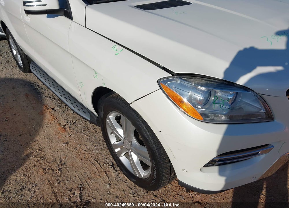 2013 MERCEDES-BENZ ML 350 4MATIC VIN: 4JGDA5HB8DA244640