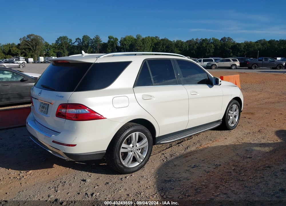 2013 MERCEDES-BENZ ML 350 4MATIC VIN: 4JGDA5HB8DA244640