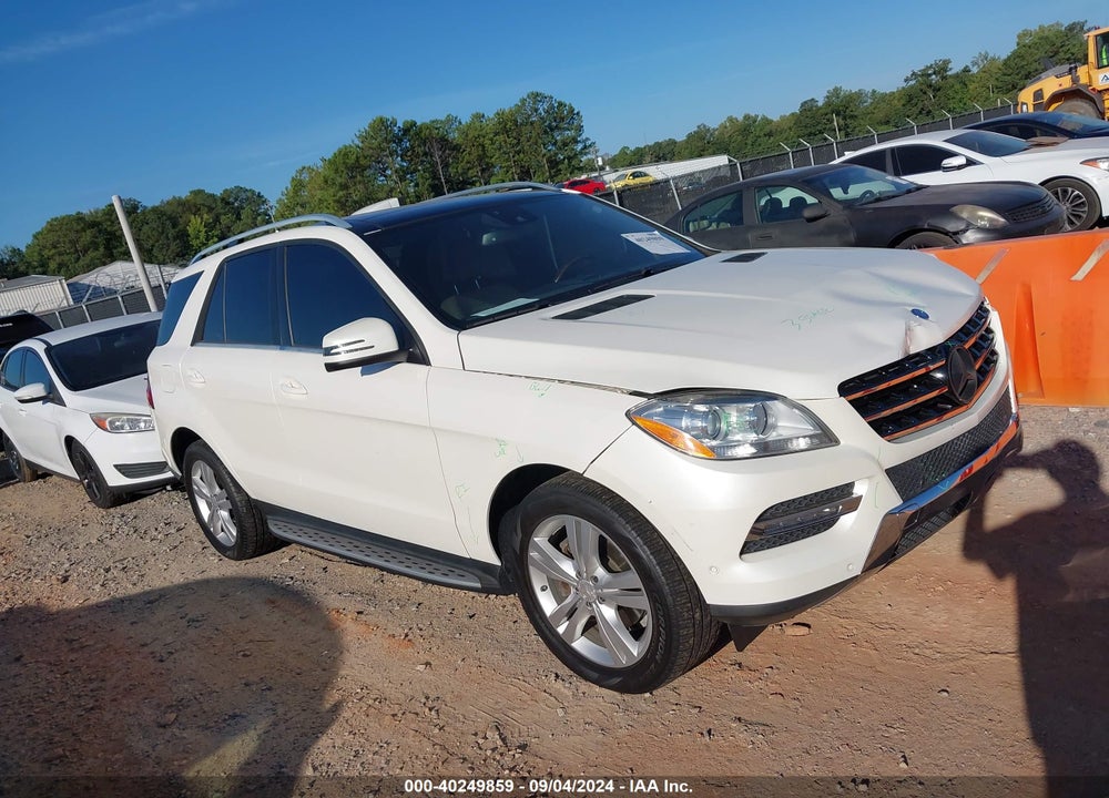 2013 MERCEDES-BENZ ML 350 4MATIC VIN: 4JGDA5HB8DA244640