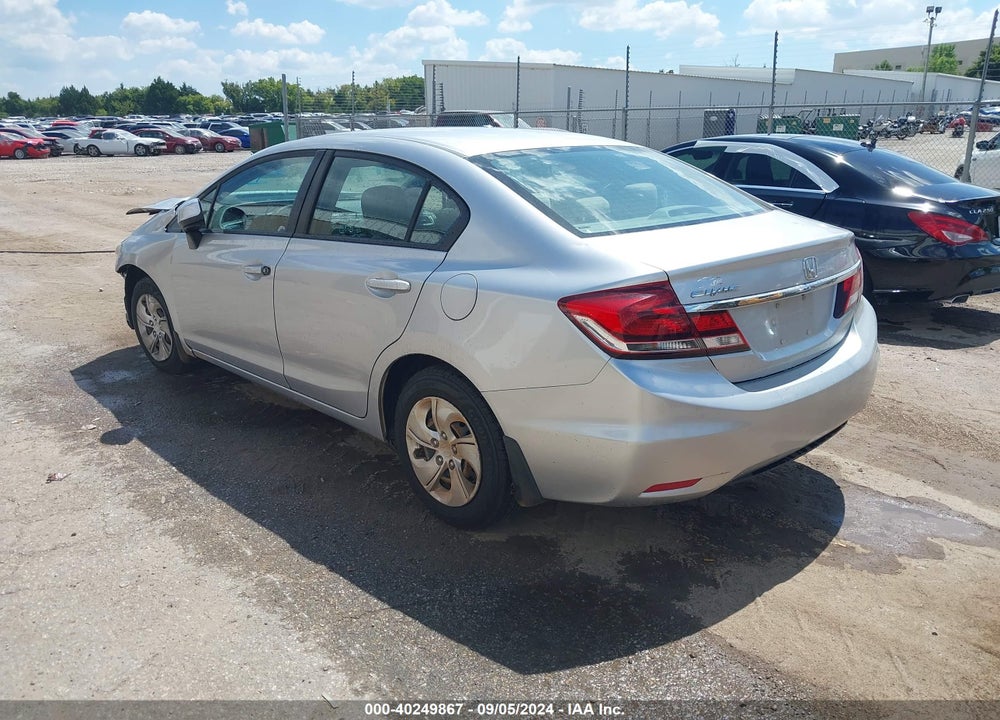 2013 HONDA CIVIC LX VIN: 19XFB2F52DE048356