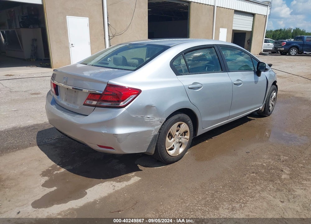 2013 HONDA CIVIC LX VIN: 19XFB2F52DE048356