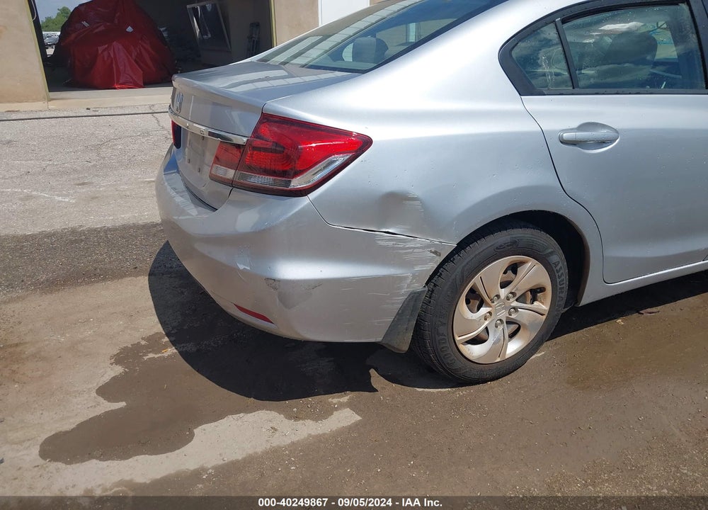 2013 HONDA CIVIC LX VIN: 19XFB2F52DE048356
