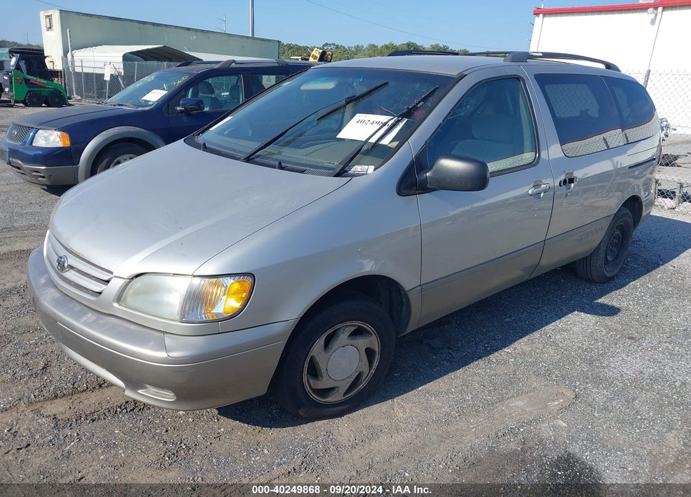 2001 TOYOTA SIENNA XLE VIN: 4T3ZF13C31U399615