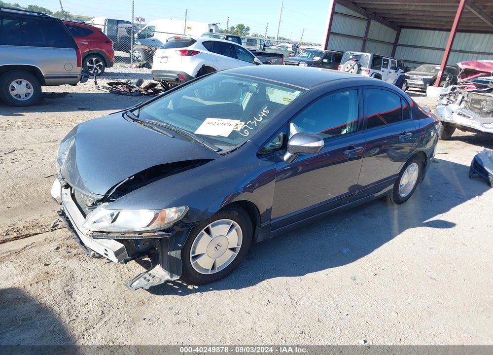 2008 HONDA CIVIC HYBRID VIN: JHMFA36218S014862