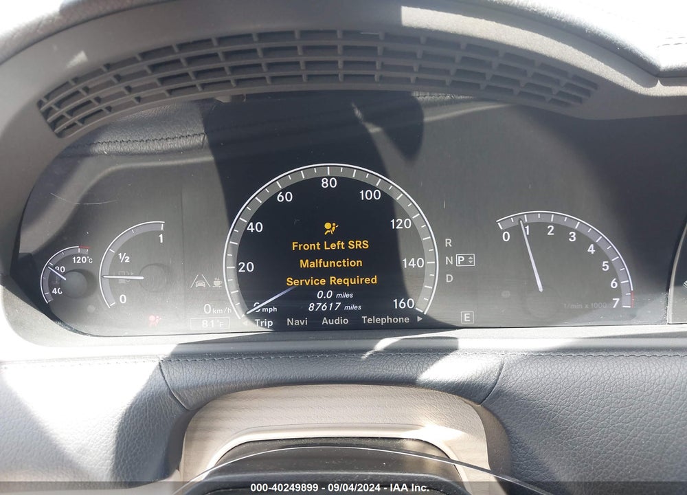 2013 MERCEDES-BENZ CL 550 4MATIC VIN: WDDEJ9EB1DA031443