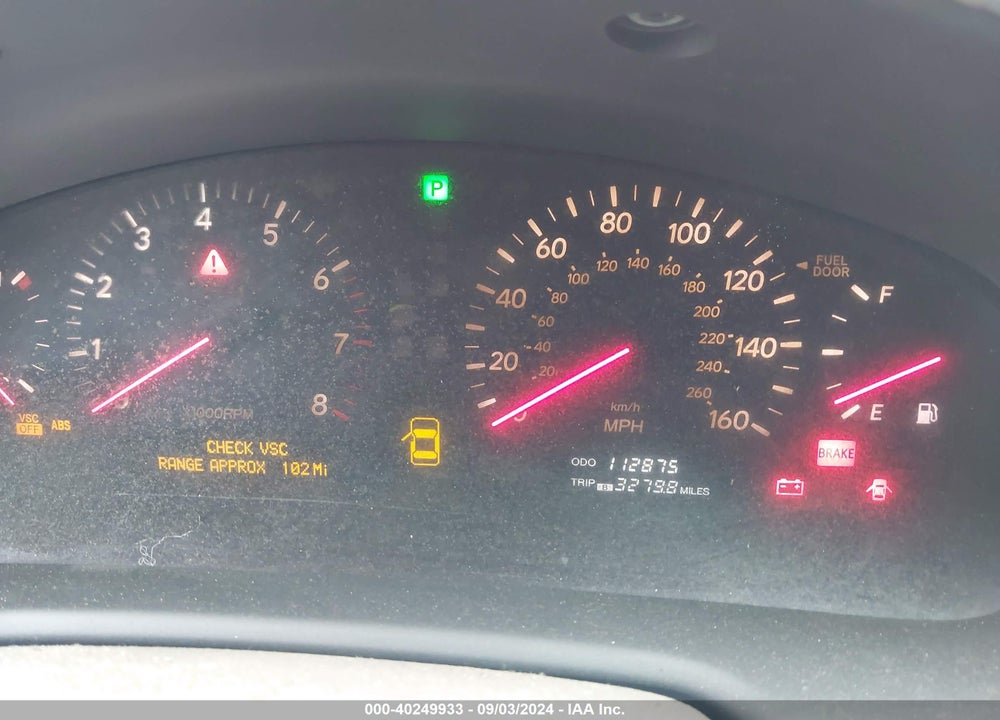 2002 LEXUS LS 430 VIN: JTHBN30F720088689