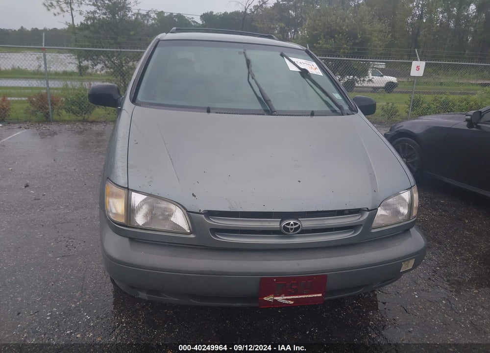 2000 TOYOTA SIENNA LE VIN: 4T3ZF13C1YU314118