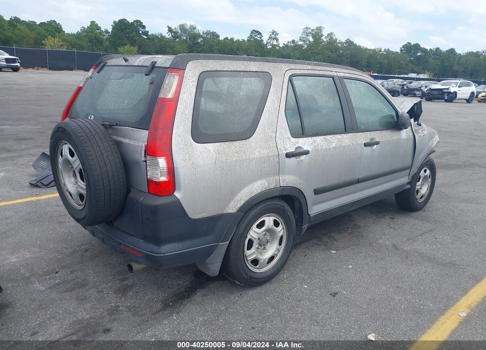 2006 HONDA CR-V LX VIN: SHSRD68546U405604