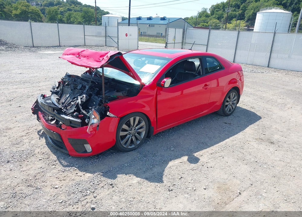 2013 KIA FORTE KOUP SX VIN: KNAFW6A39D5739992