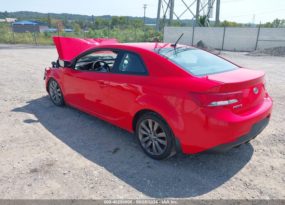 2013 KIA FORTE KOUP SX VIN: KNAFW6A39D5739992