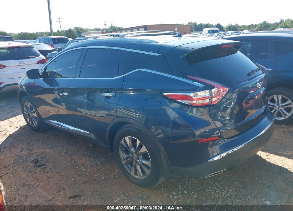 2015 NISSAN MURANO SL VIN: 5N1AZ2MG8FN249828