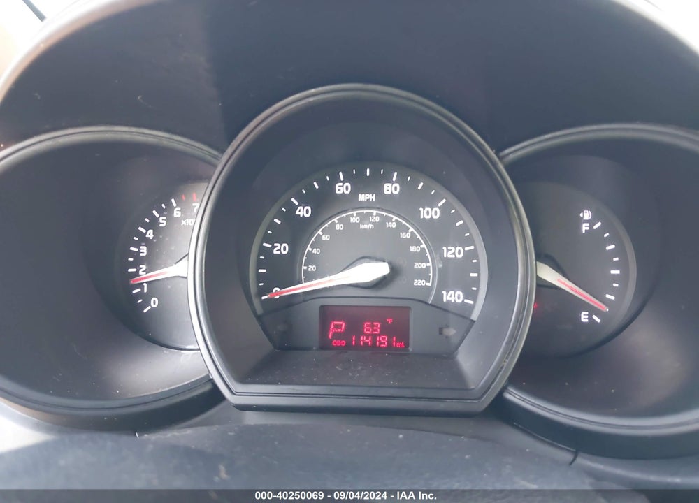 2013 KIA RIO LX VIN: KNADM5A37D6245275