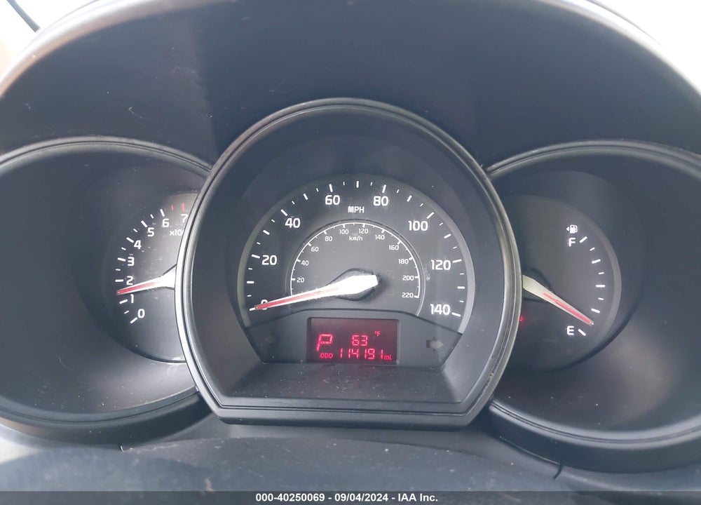 2013 KIA RIO LX VIN: KNADM5A37D6245275