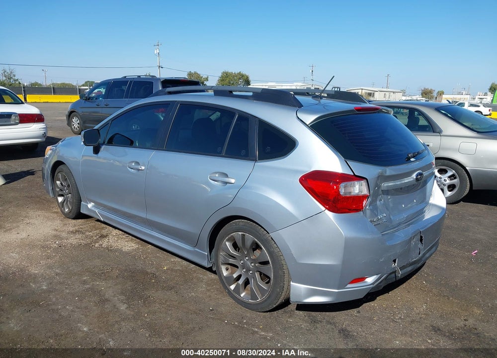 2014 SUBARU IMPREZA 2.0I SPORT PREMIUM VIN: JF1GPAL69EH215892