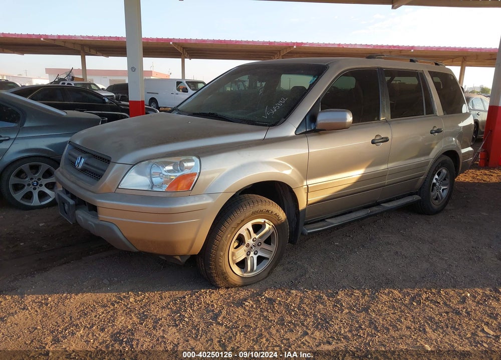2004 HONDA PILOT EX-L VIN: 2HKYF18504H565882
