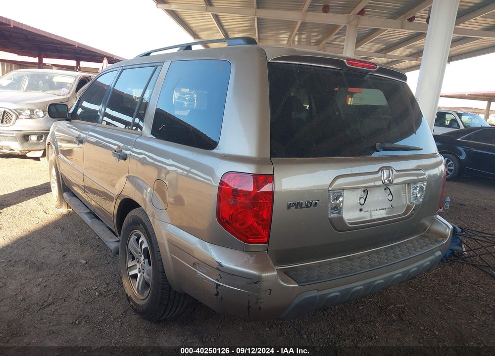 2004 HONDA PILOT EX-L VIN: 2HKYF18504H565882