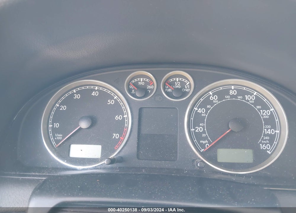 2002 VOLKSWAGEN PASSAT GLS VIN: WVWPD63B72P124179