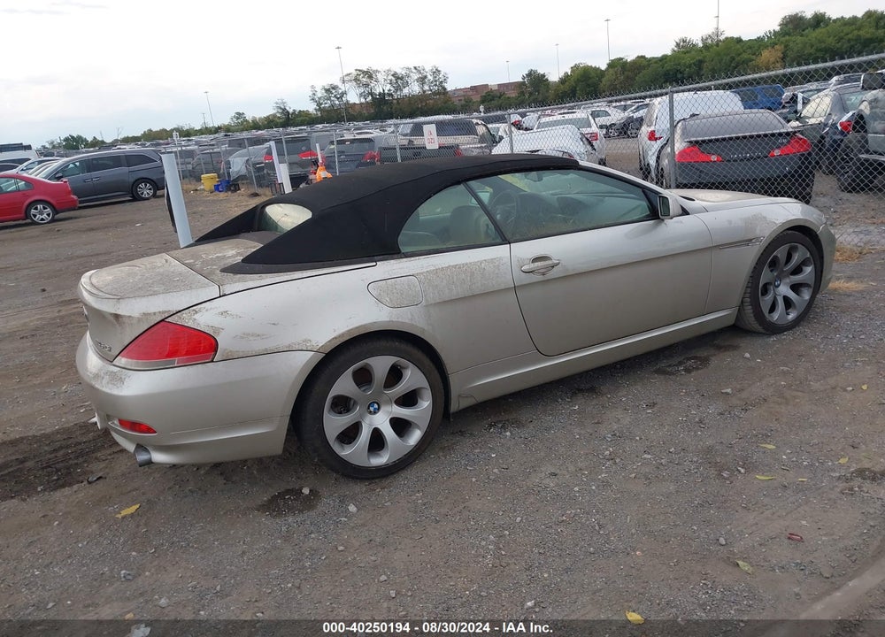 2004 BMW 645CI VIN: WBAEK73404B322023