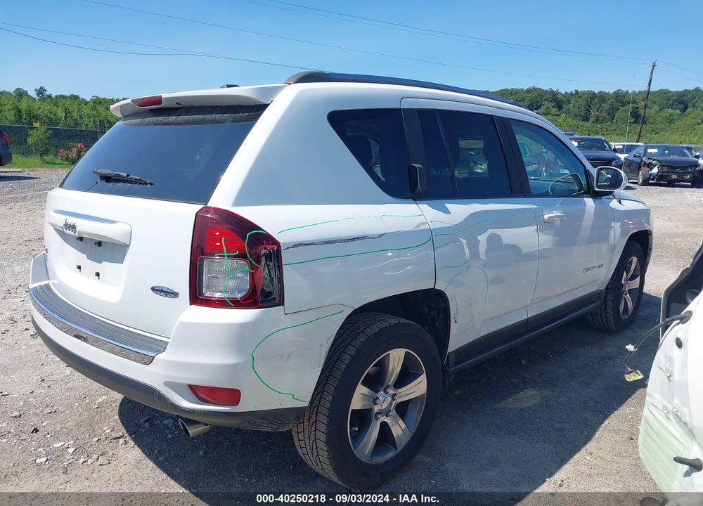 2016 JEEP COMPASS HIGH ALTITUDE EDITION VIN: 1C4NJDEBXGD657735