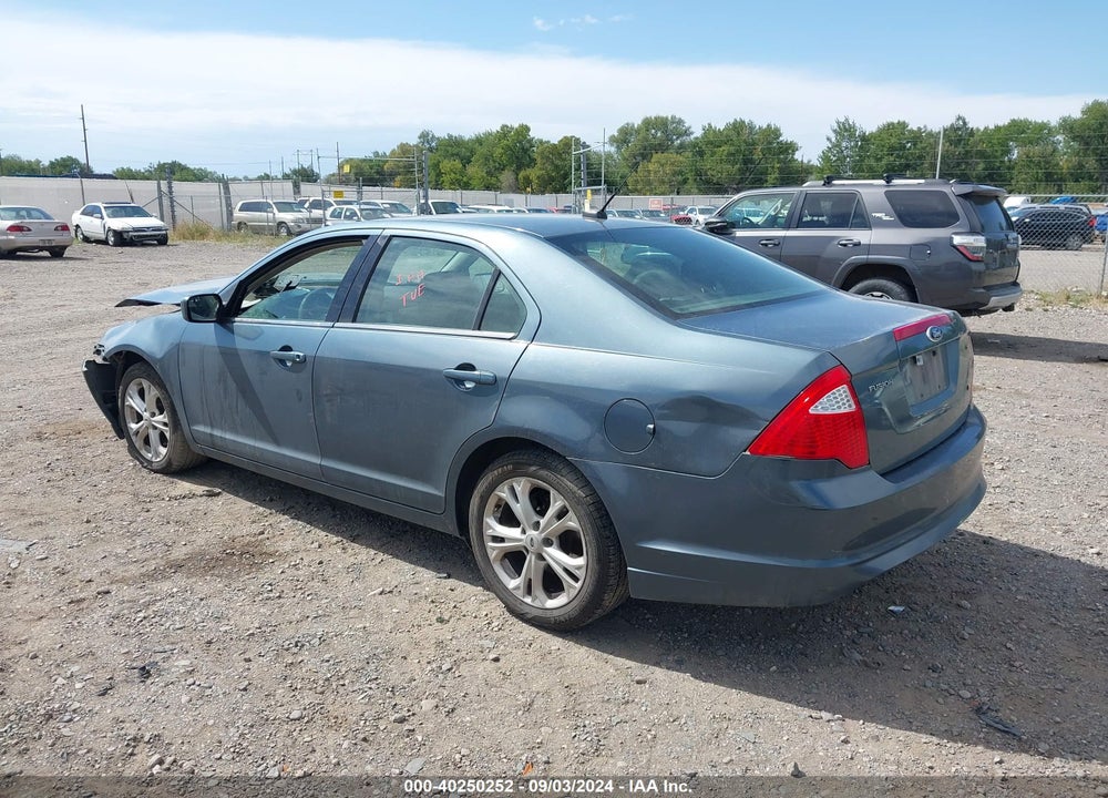 2012 FORD FUSION SE VIN: 3FAHP0HA3CR285461
