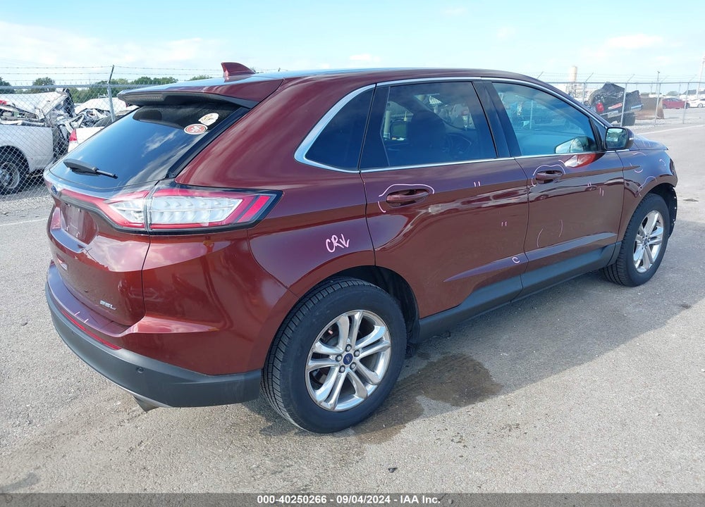 2016 FORD EDGE SEL VIN: 2FMPK3J83GBC04536
