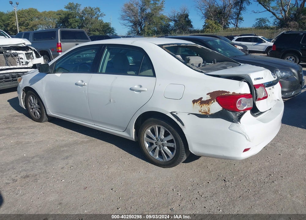 2013 TOYOTA COROLLA LE VIN: 2T1BU4EE0DC114259