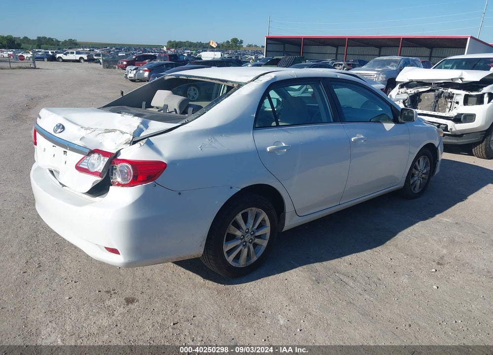 2013 TOYOTA COROLLA LE VIN: 2T1BU4EE0DC114259
