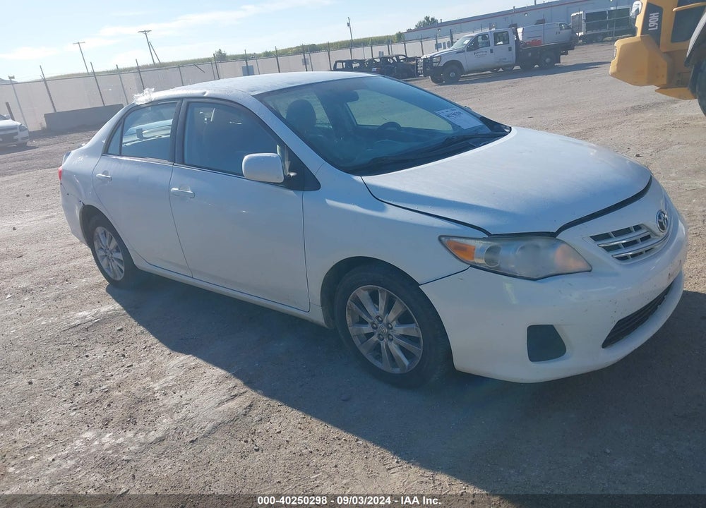 2013 TOYOTA COROLLA LE VIN: 2T1BU4EE0DC114259