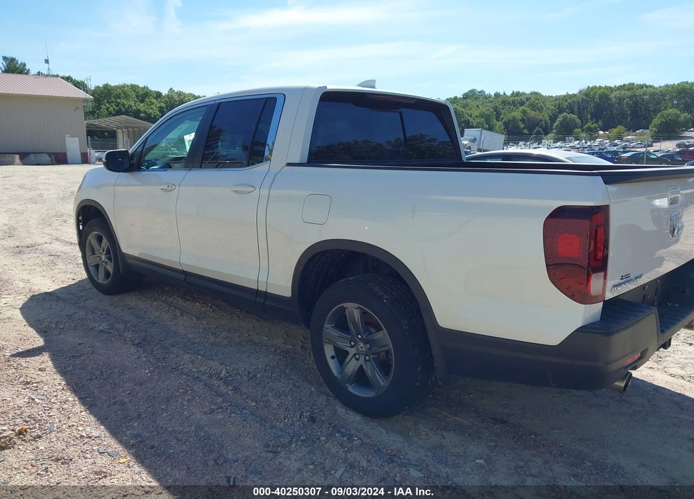 2022 HONDA RIDGELINE RTL VIN: 5FPYK3F57NB032722
