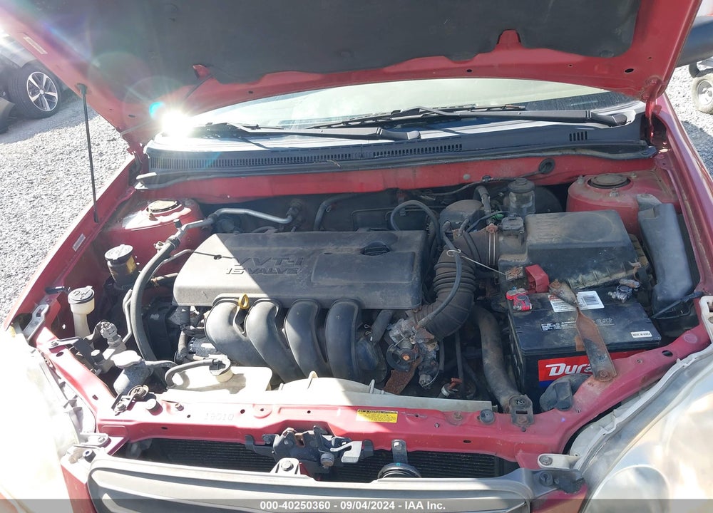 2004 TOYOTA COROLLA LE VIN: 2T1BR32E44C309250