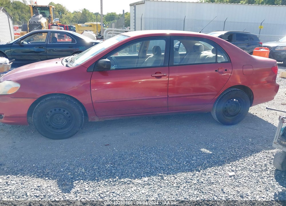 2004 TOYOTA COROLLA LE VIN: 2T1BR32E44C309250