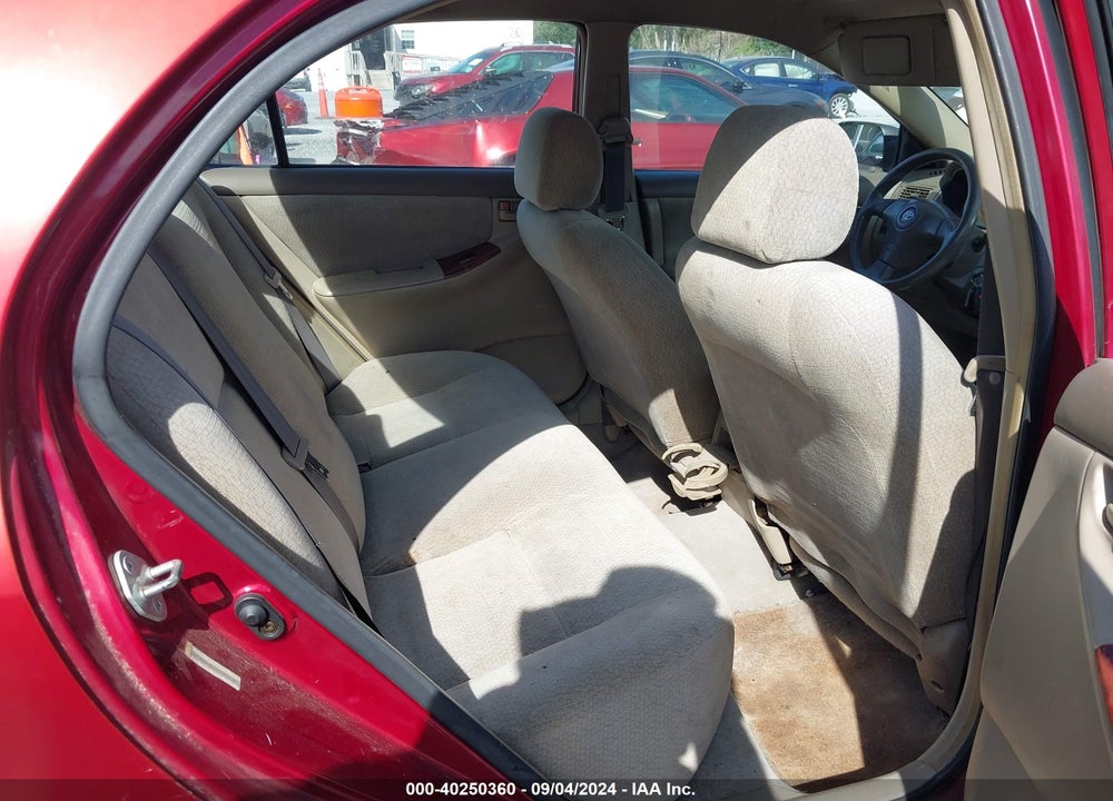 2004 TOYOTA COROLLA LE VIN: 2T1BR32E44C309250