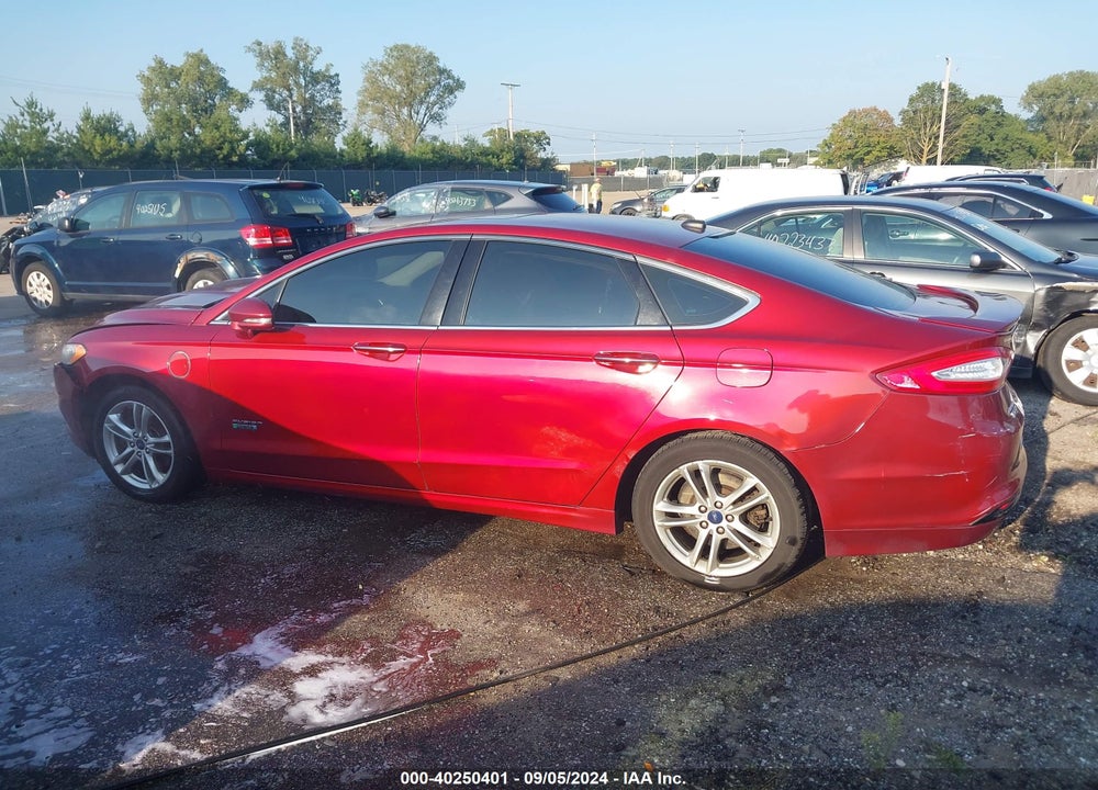 2015 FORD FUSION ENERGI TITANIUM VIN: 3FA6P0SU0FR158116