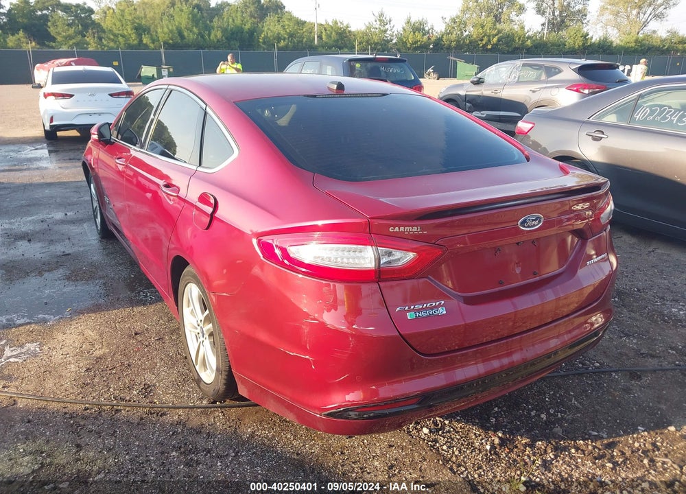 2015 FORD FUSION ENERGI TITANIUM VIN: 3FA6P0SU0FR158116