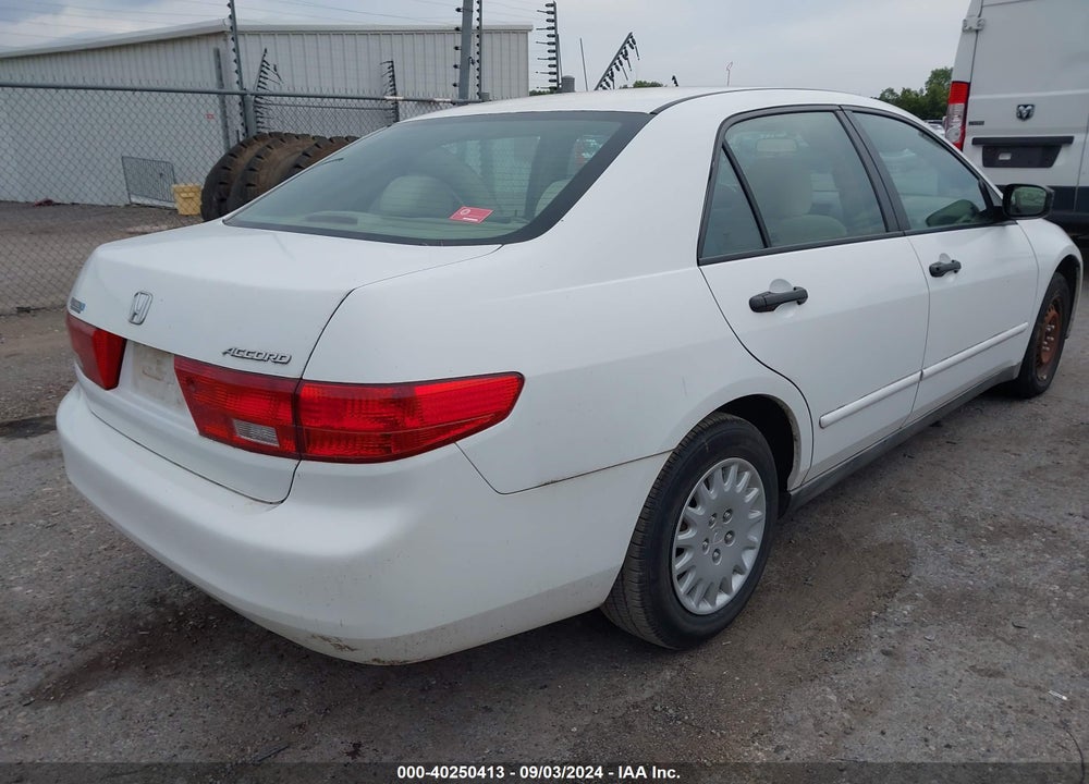 2005 HONDA ACCORD 2.4 DX VIN: 1HGCM56165A165617