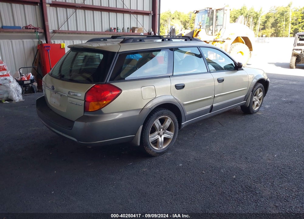 2005 SUBARU OUTBACK 2.5I VIN: 4S4BP61C357301565