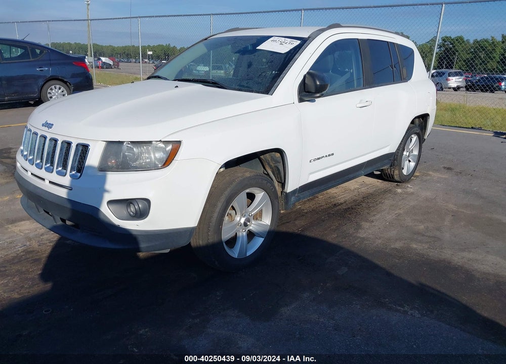 2016 JEEP COMPASS SPORT VIN: 1C4NJCBA6GD615424