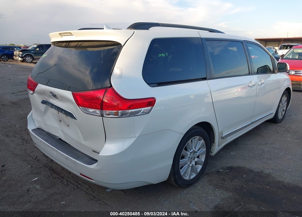2011 TOYOTA SIENNA LIMITED V6 VIN: 5TDYK3DC5BS017931