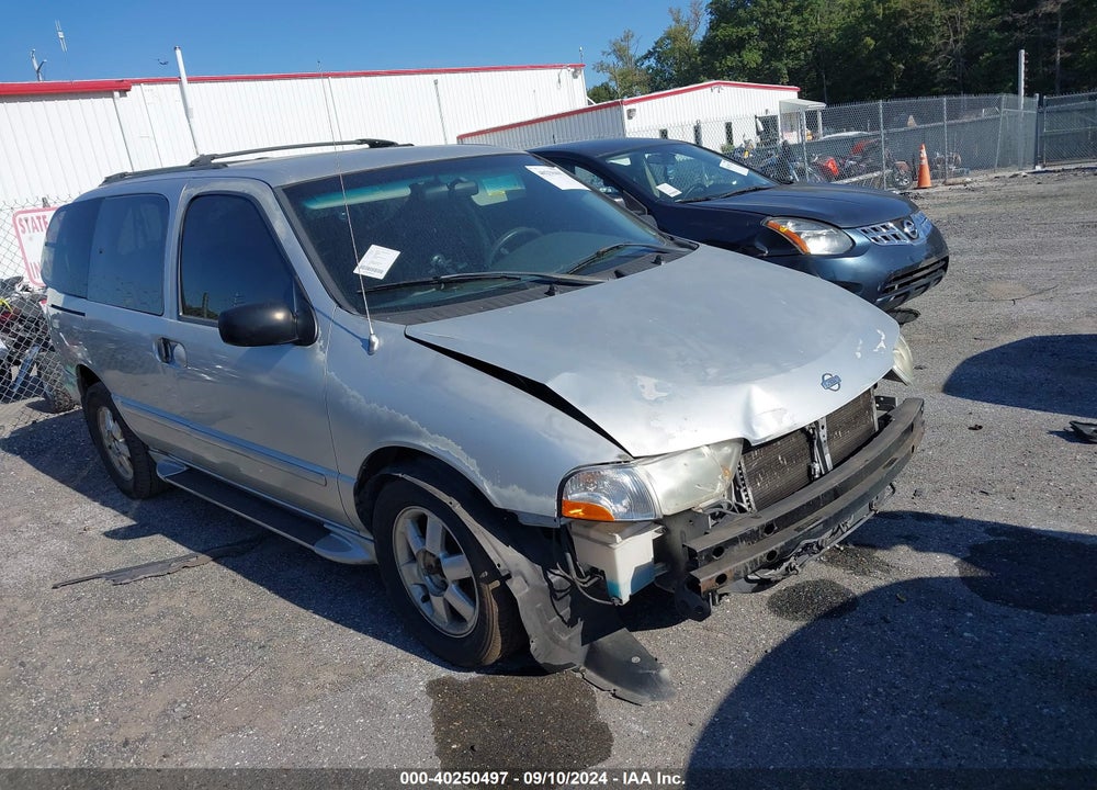 2002 NISSAN QUEST GXE VIN: 4N2ZN15T42D811357