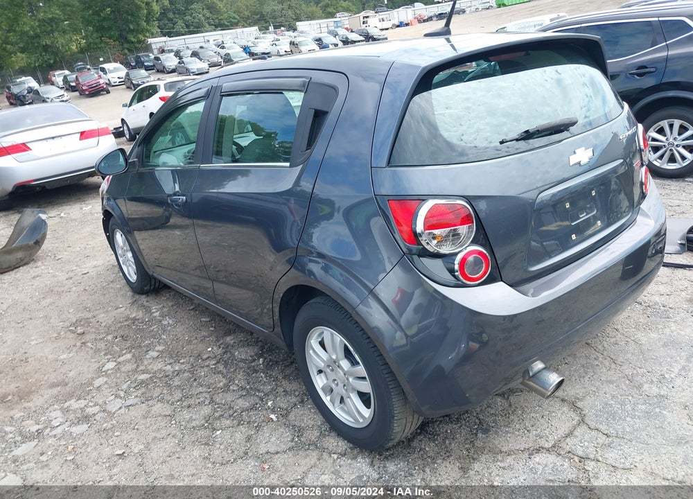 2013 CHEVROLET SONIC LT AUTO VIN: 1G1JC6SB8D4121590