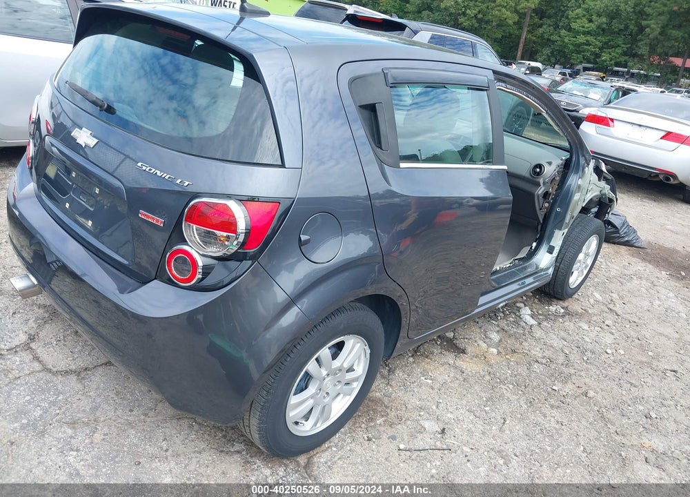 2013 CHEVROLET SONIC LT AUTO VIN: 1G1JC6SB8D4121590