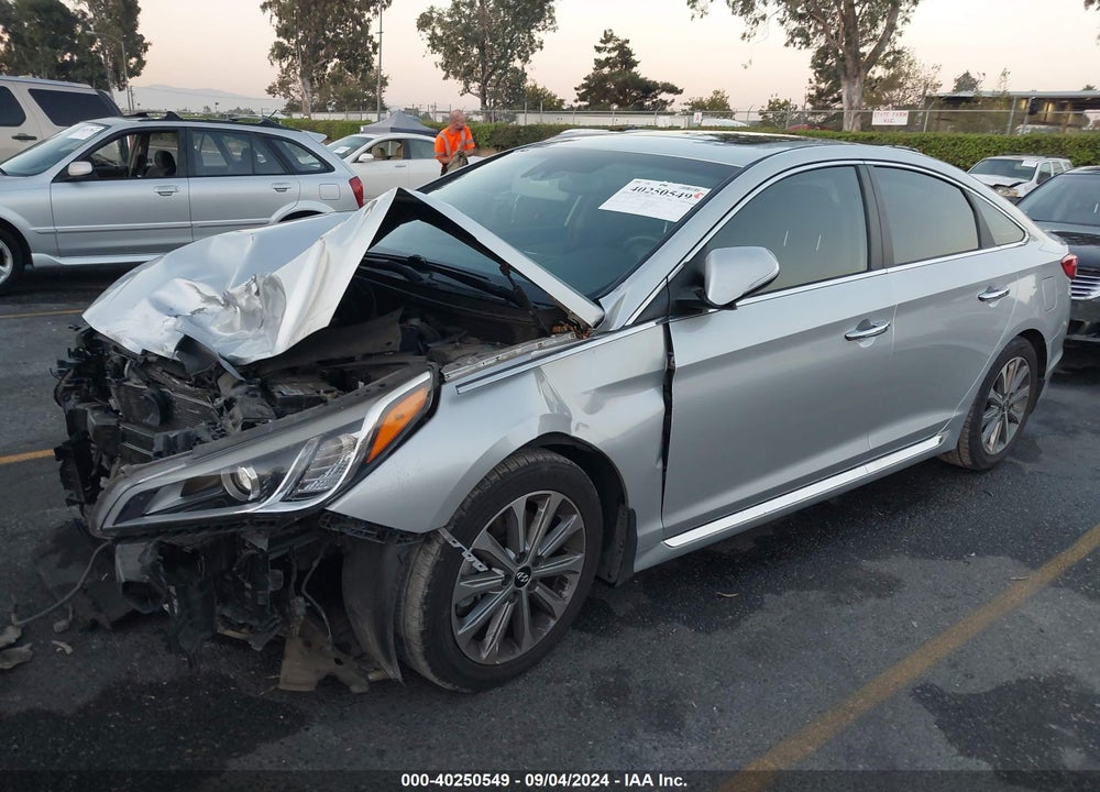 2017 HYUNDAI SONATA LIMITED VIN: 5NPE34AFXHH501693