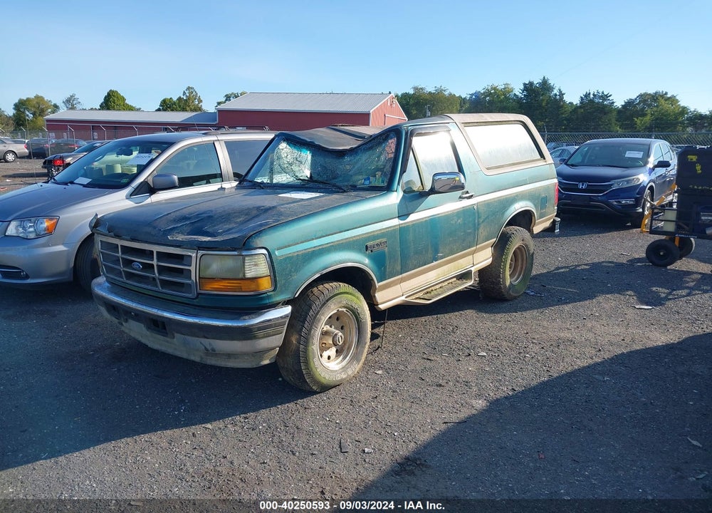 1996 FORD BRONCO U100 VIN: 1FMEU15H7TLA71144