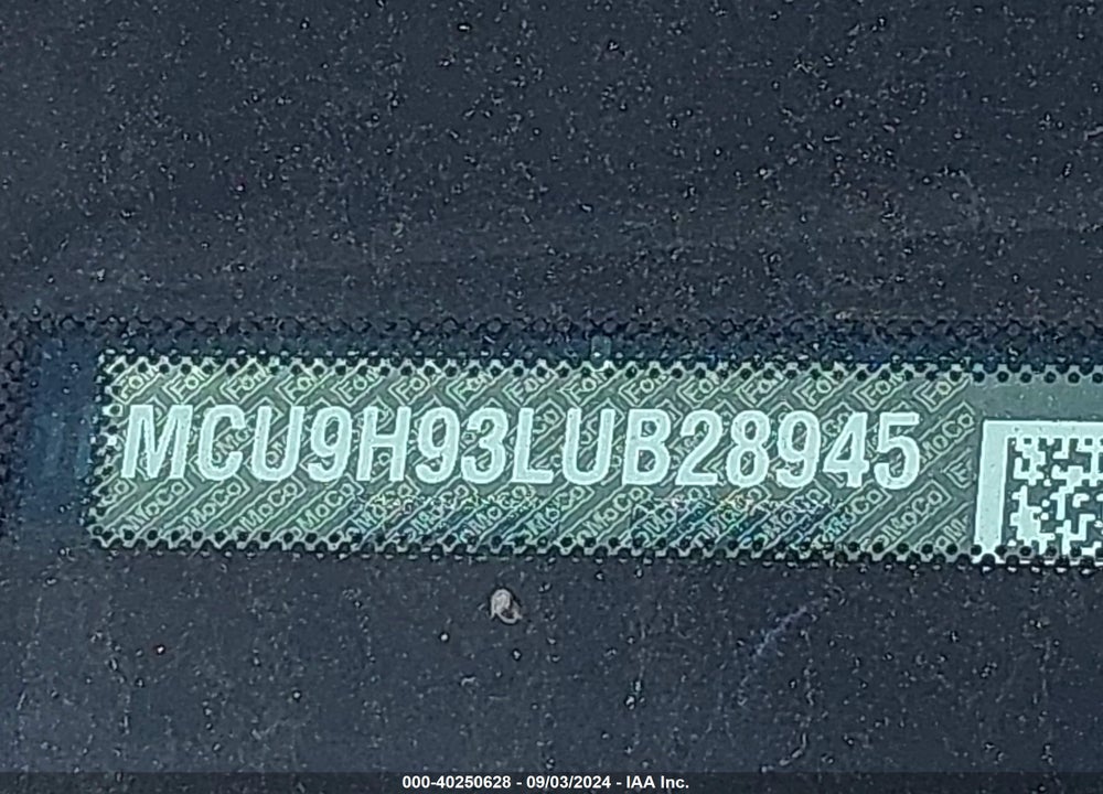 2020 FORD ESCAPE SEL VIN: 1FMCU9H93LUB28945