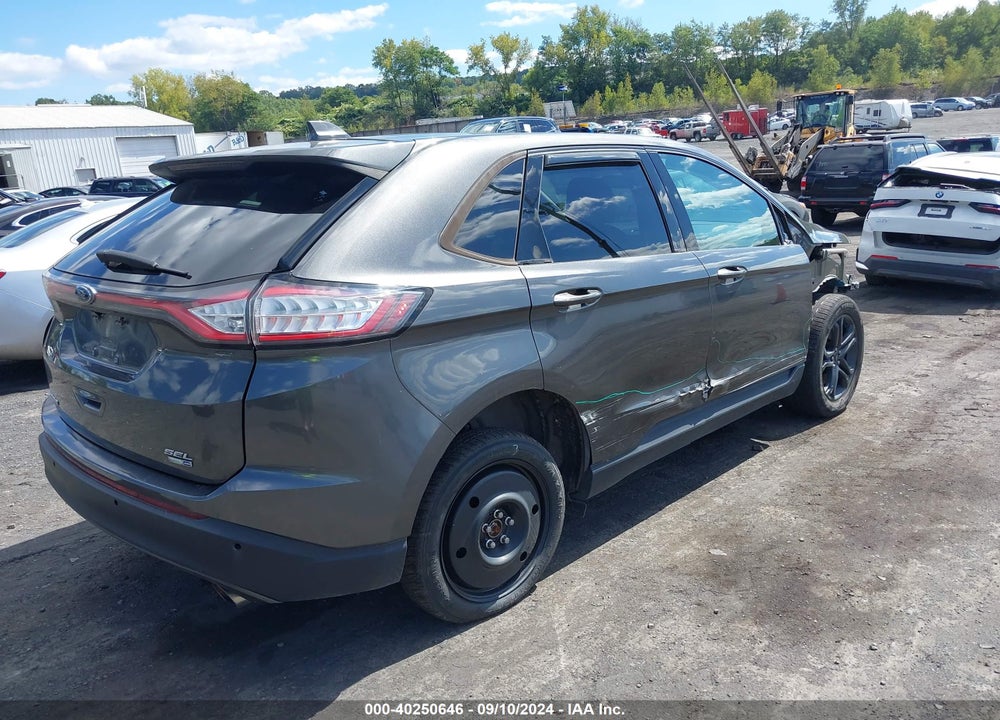 2018 FORD EDGE SEL VIN: 2FMPK4J90JBB70089