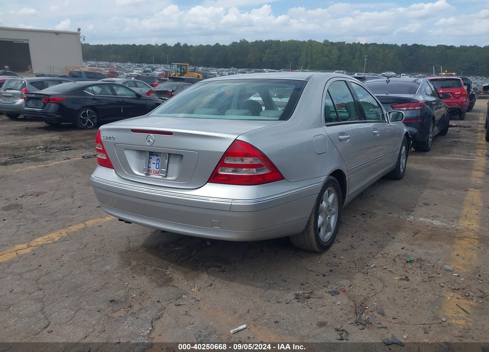 2004 MERCEDES-BENZ C 240 VIN: WDBRF61J24F456079