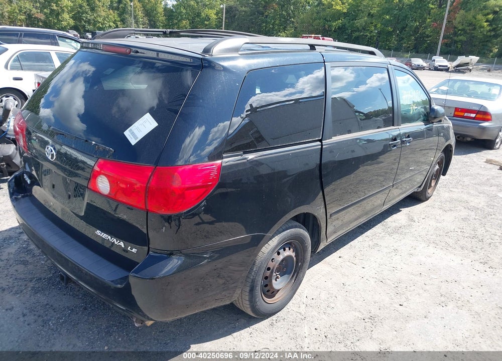2008 TOYOTA SIENNA LE VIN: 5TDZK23C98S102375