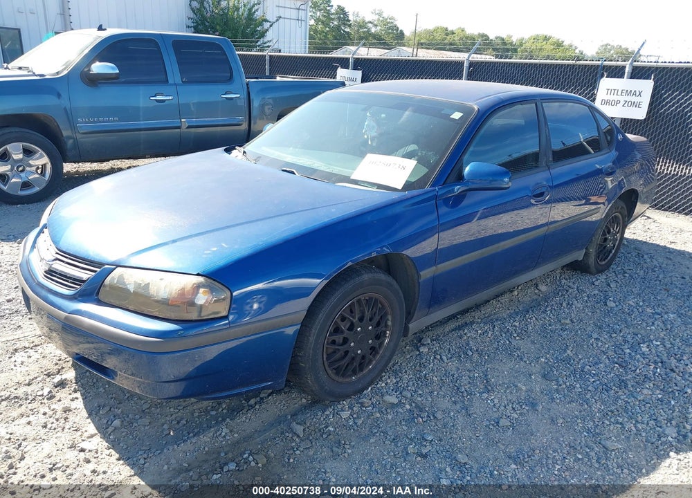 2005 CHEVROLET IMPALA VIN: 2G1WF52E759360967