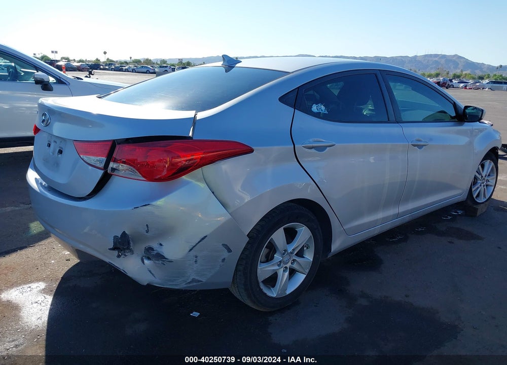 2012 HYUNDAI ELANTRA GLS VIN: 5NPDH4AEXCH083326